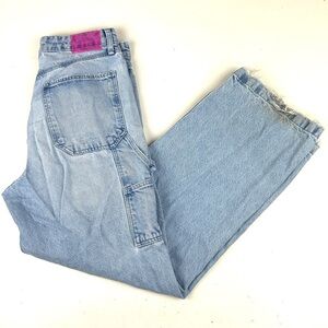 Rag & Bone Kona Carpenter Jean Fits Women’s 29x31 Light Wash Wide Leg Jeans